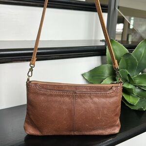 HOBO Brown Leather Crossbody Bag